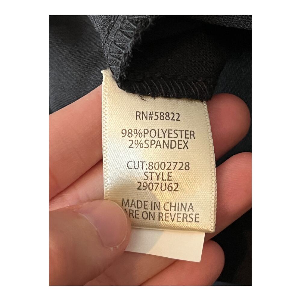 Max Studio dress cap sleeve front detailed black Small S - Picture 6 of 6